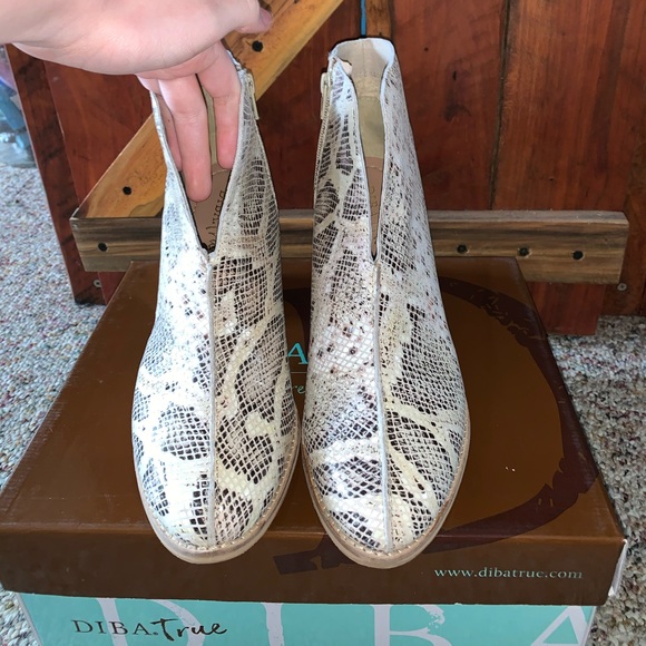 Diba True Snakeskin Booties - Picture 3 of 7
